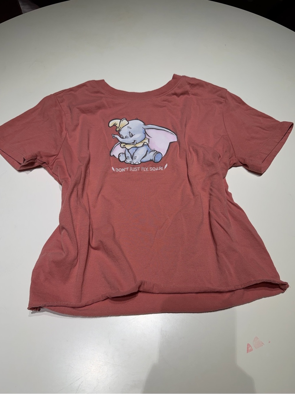 XS Disney Dumbo Tee - Dusty Rose Pink